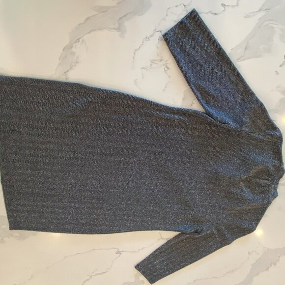 Michael Kors Black and Silver Midi Dress - Picture 6 of 9